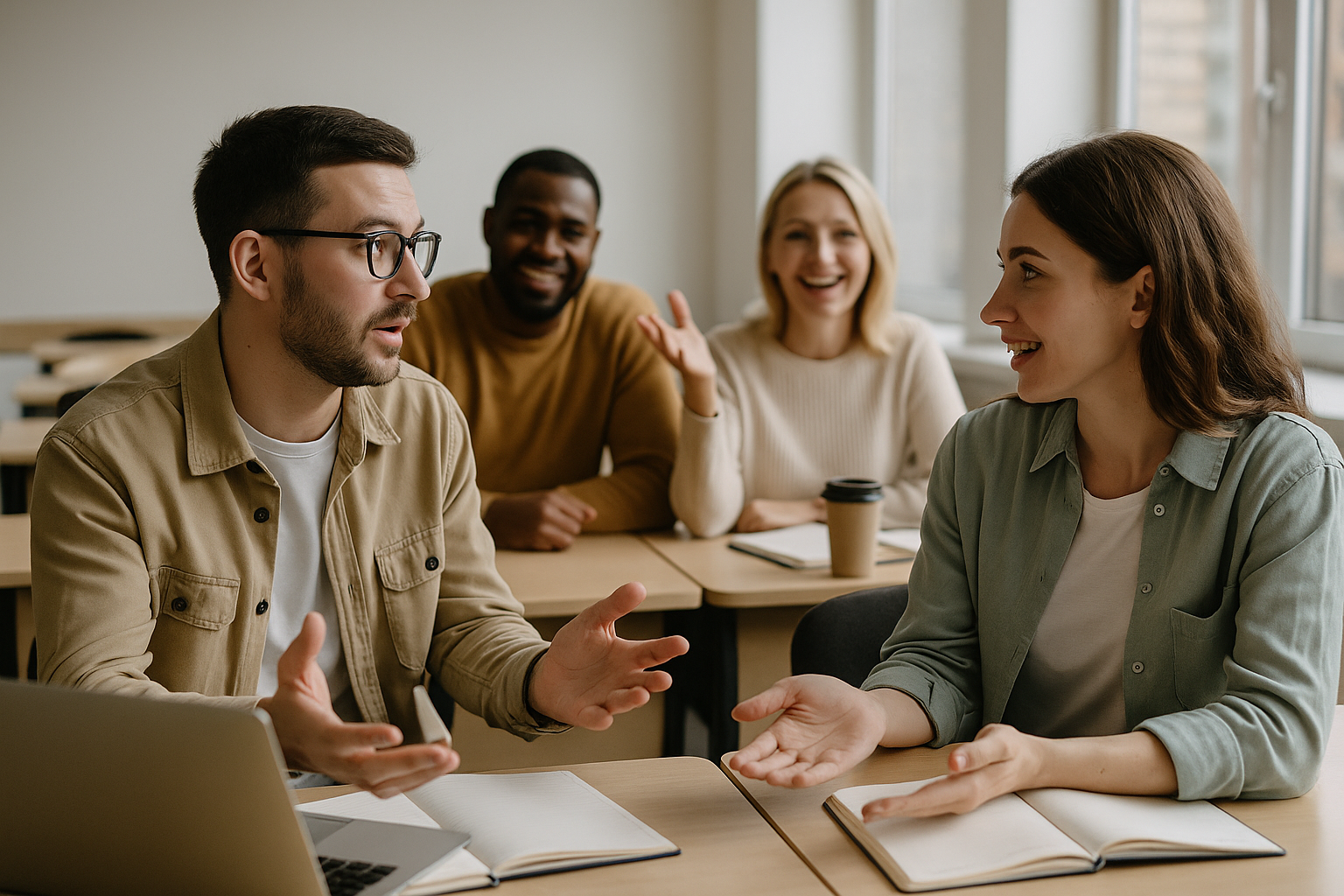 AI vs. Interação Entre Pares: Aprender Inglês de Forma Eficaz
